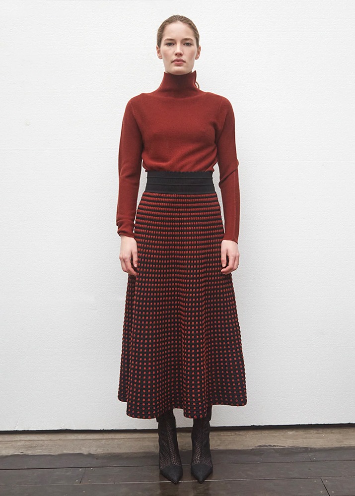 Molli _ Beaded Knit Skirt