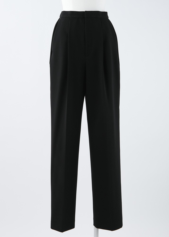 ENFOLD _ Straight Tailored Trousers Black