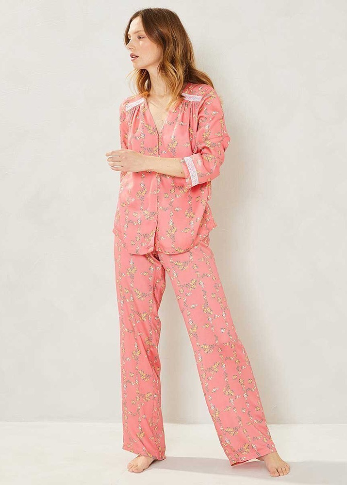 LAURENCE TAVERNIER _ Manon Long pyjama 3/4 Sleeves Pink