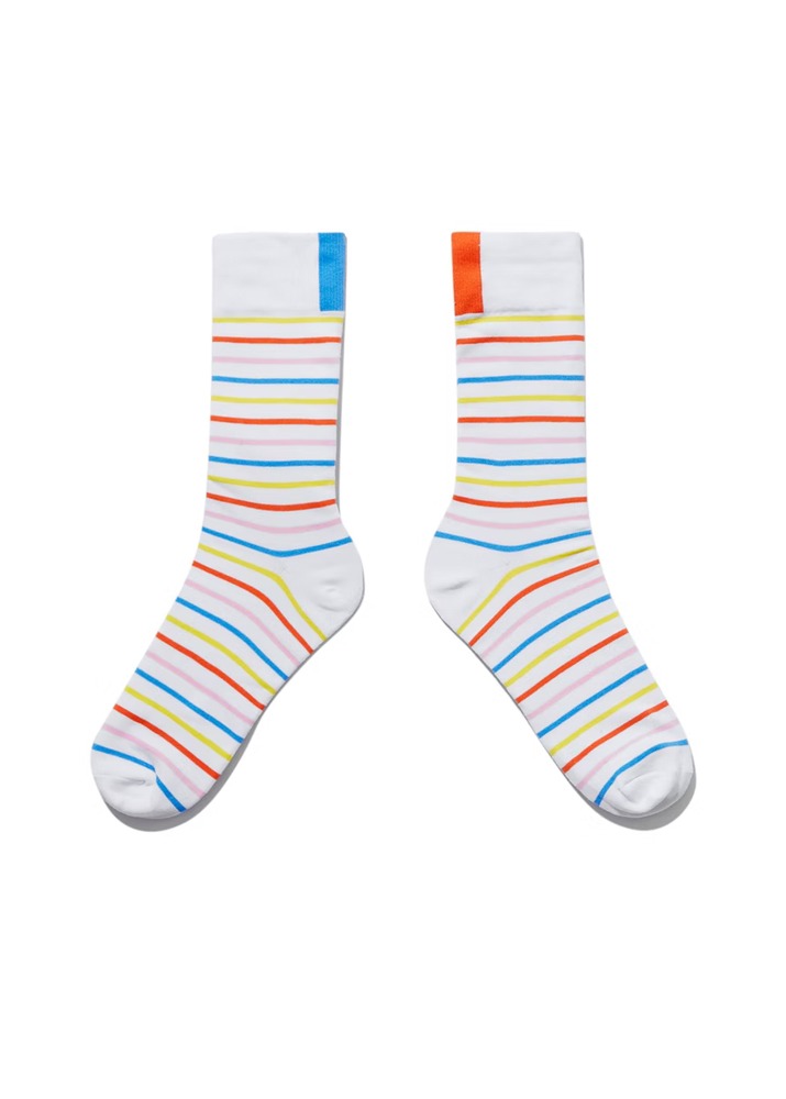 KULE _ The Rainbow Stripe Dress Sock
