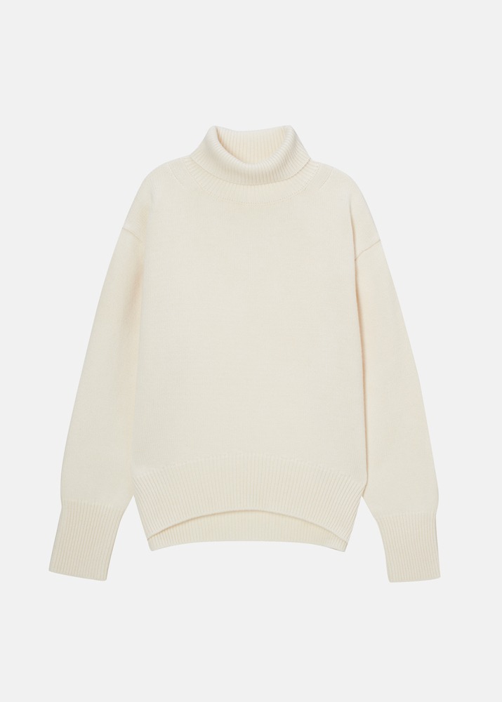 VUE DE PARC _ Turtleneck Sweater Ivory