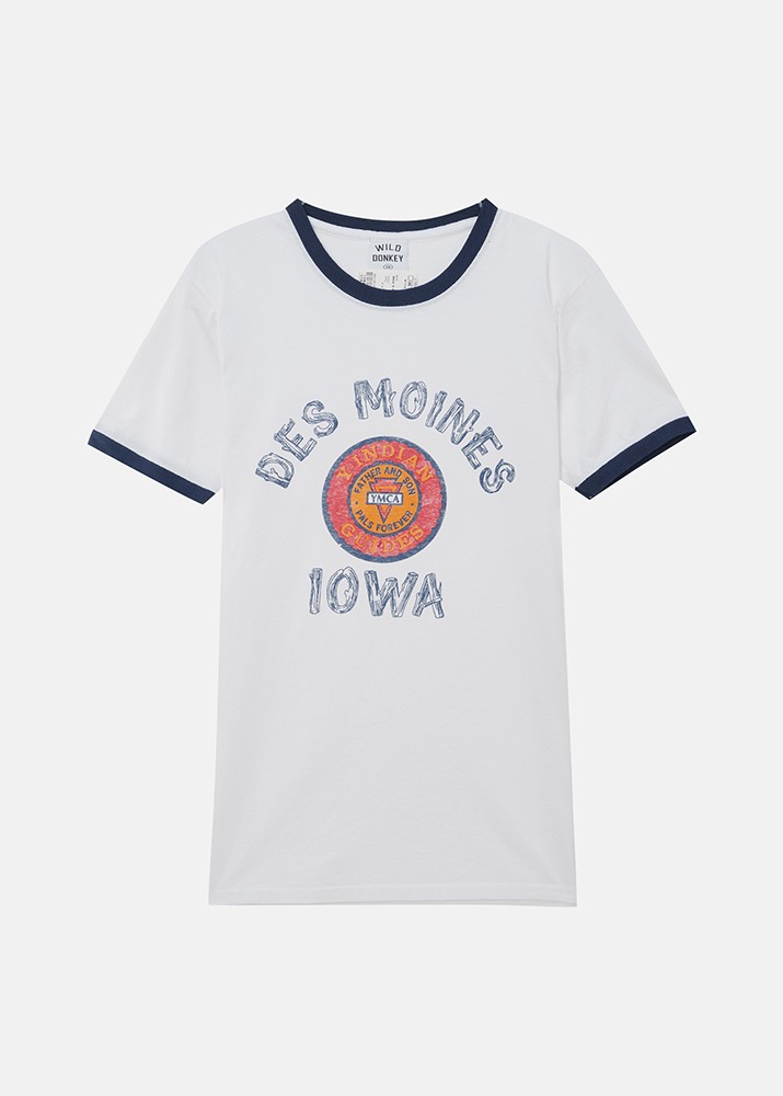 WILD DONKEY _ Man T-shirt Des Moines
