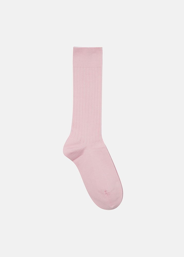 [VUE DU PARC] Ribbed Wool Socks Pink