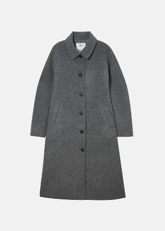 [VUE DU PARC] Wool Cashmere Coat Grey