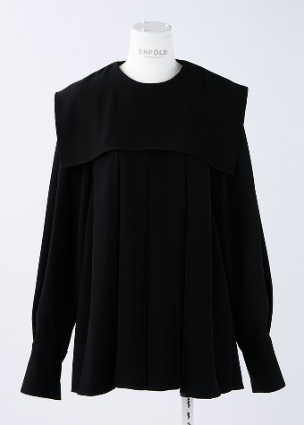 [ENFOLD]  Pleated Pullover
