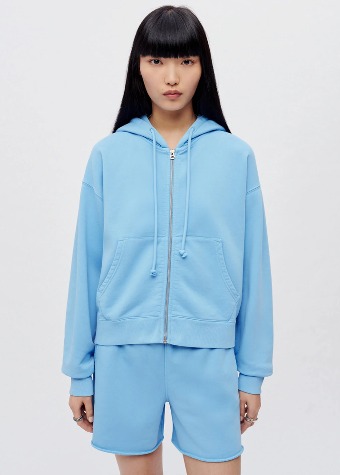[RE/DONE] Relaxed Zip Up Hoodie