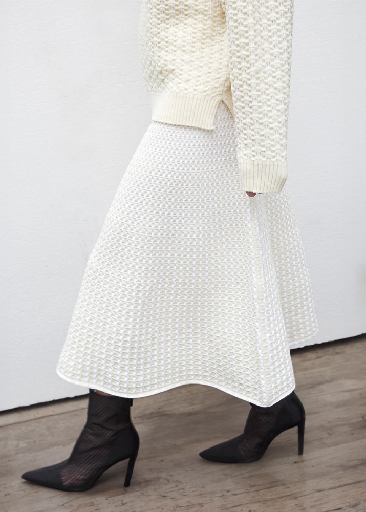 Molli Beaded Knit Skirt