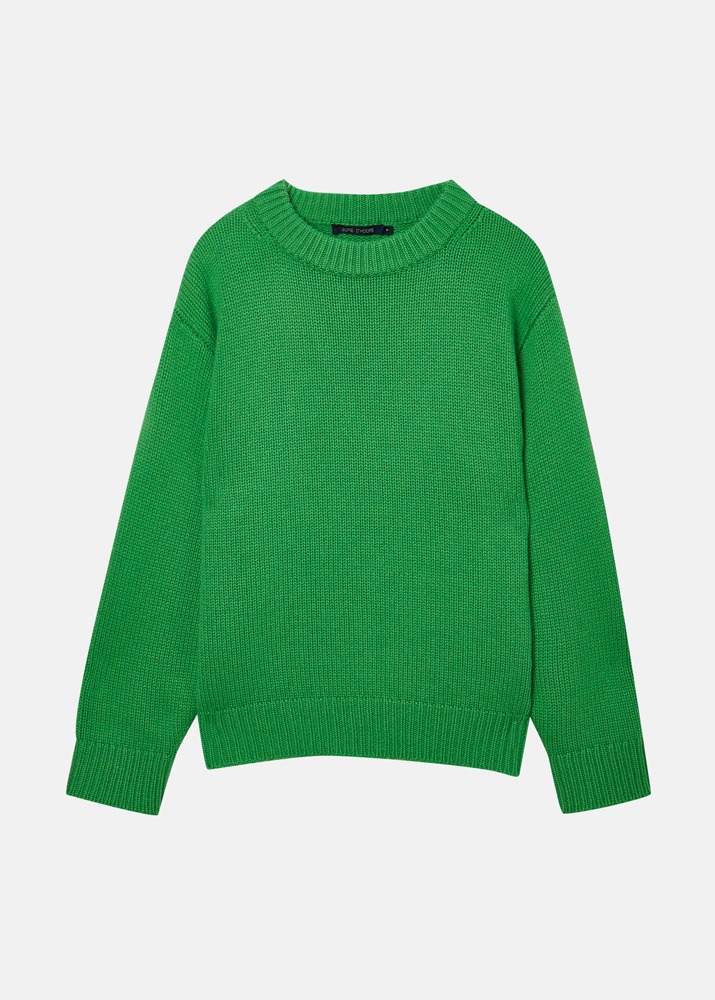 SOFIE D&#039;HOORE _ C-Neck Sweater Green