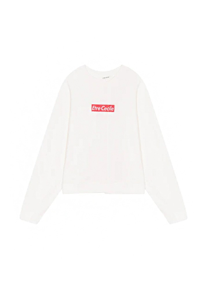 ETRE CECILE _ Cropped Deconstructed Sweatshirt