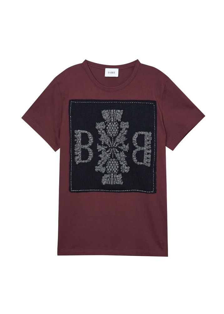 BARRIE _ Knitted Barrie Patch T-Shirt