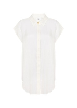 [AJE] Solana Oversized Shirt Ivory