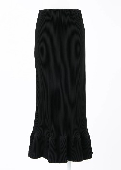 [ENFOLD] Pleated Wave Skirt Black